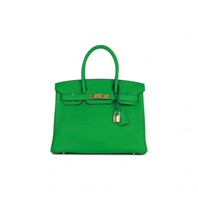 HERMES MASTER BIRKIN 30 BAMBOU CLEMENCE PALLADIUM HARDWARE 39882828775511 (30*23*15cm)